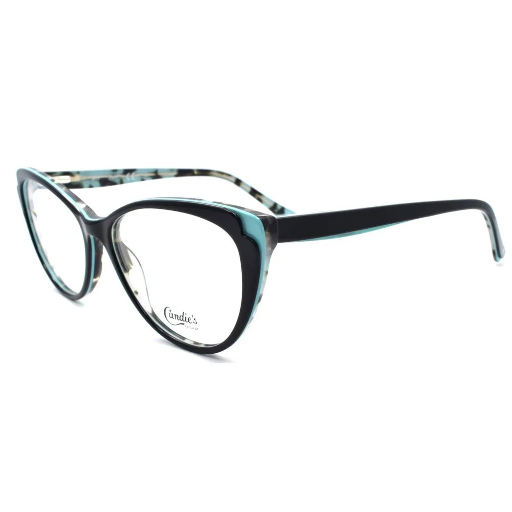 Candie's CA0189 001 Women's Eyeglasses Frames Cat Eye 53-15-140 Black